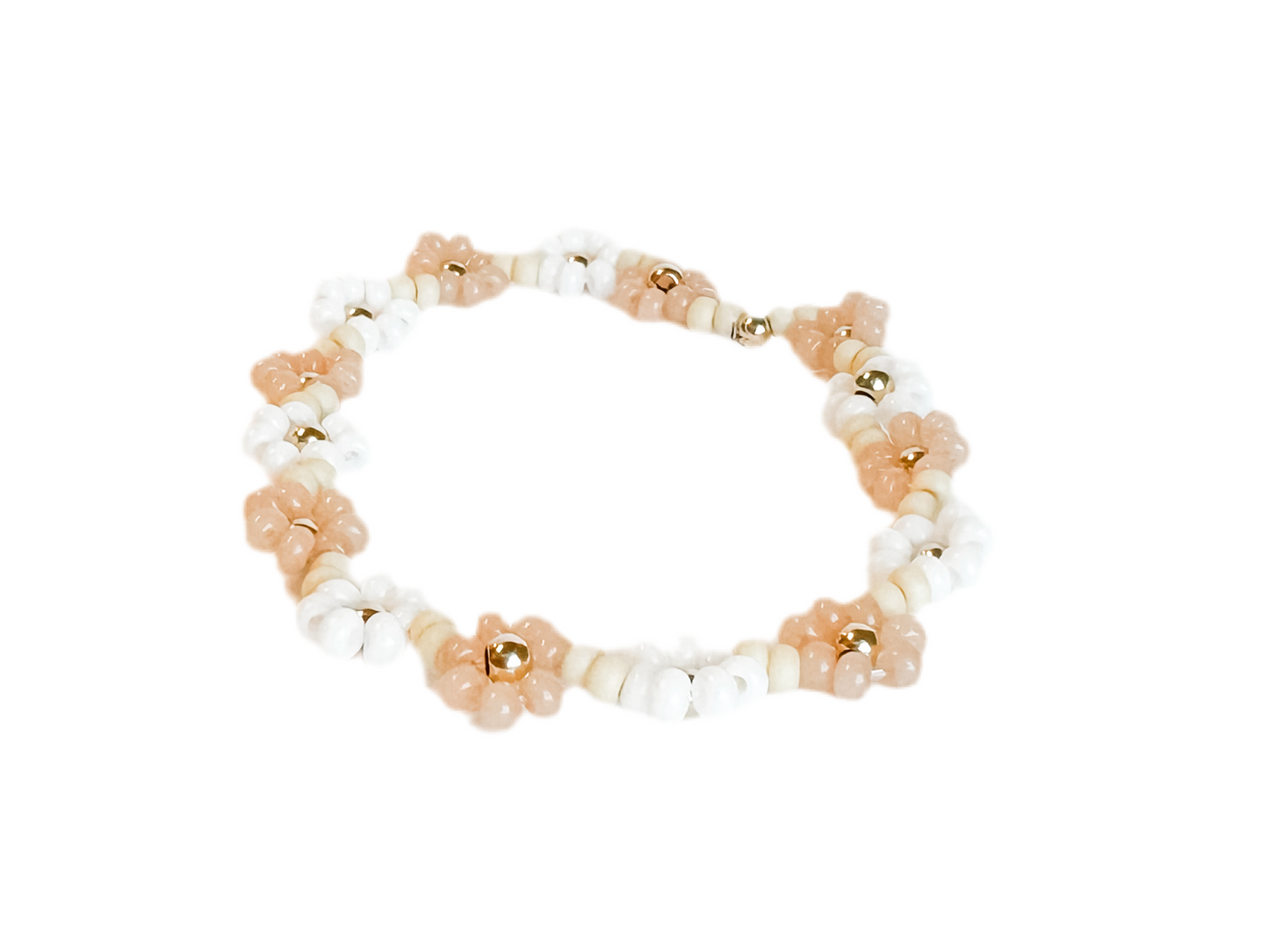 FLORAL | neutral floral bracelet
