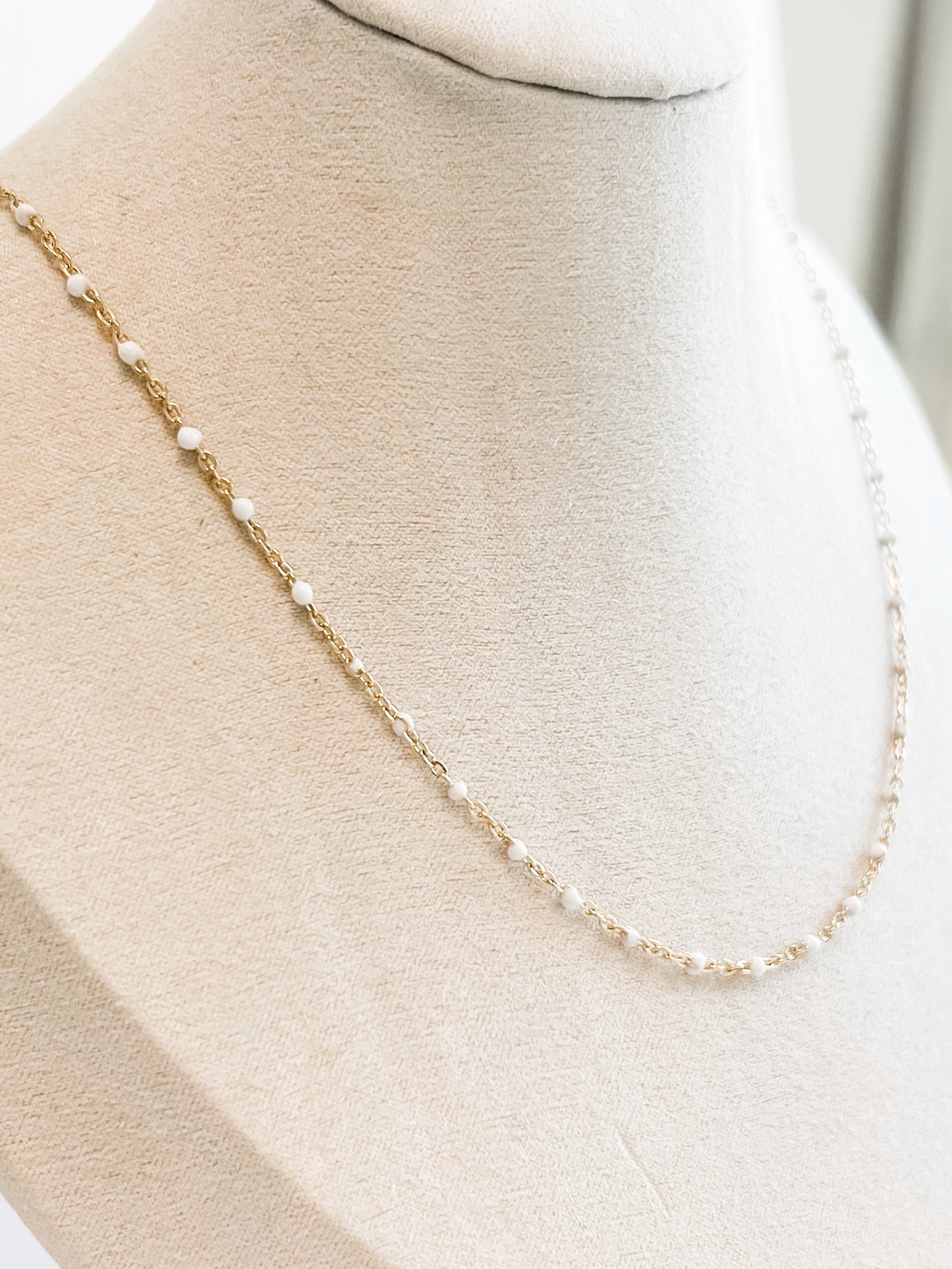 RYLEE | gold-filled chain with enamel accent