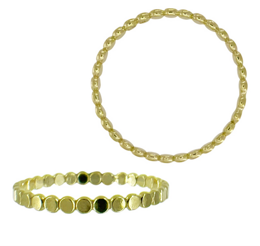 Mini Dot | gold-filled stacking ring
