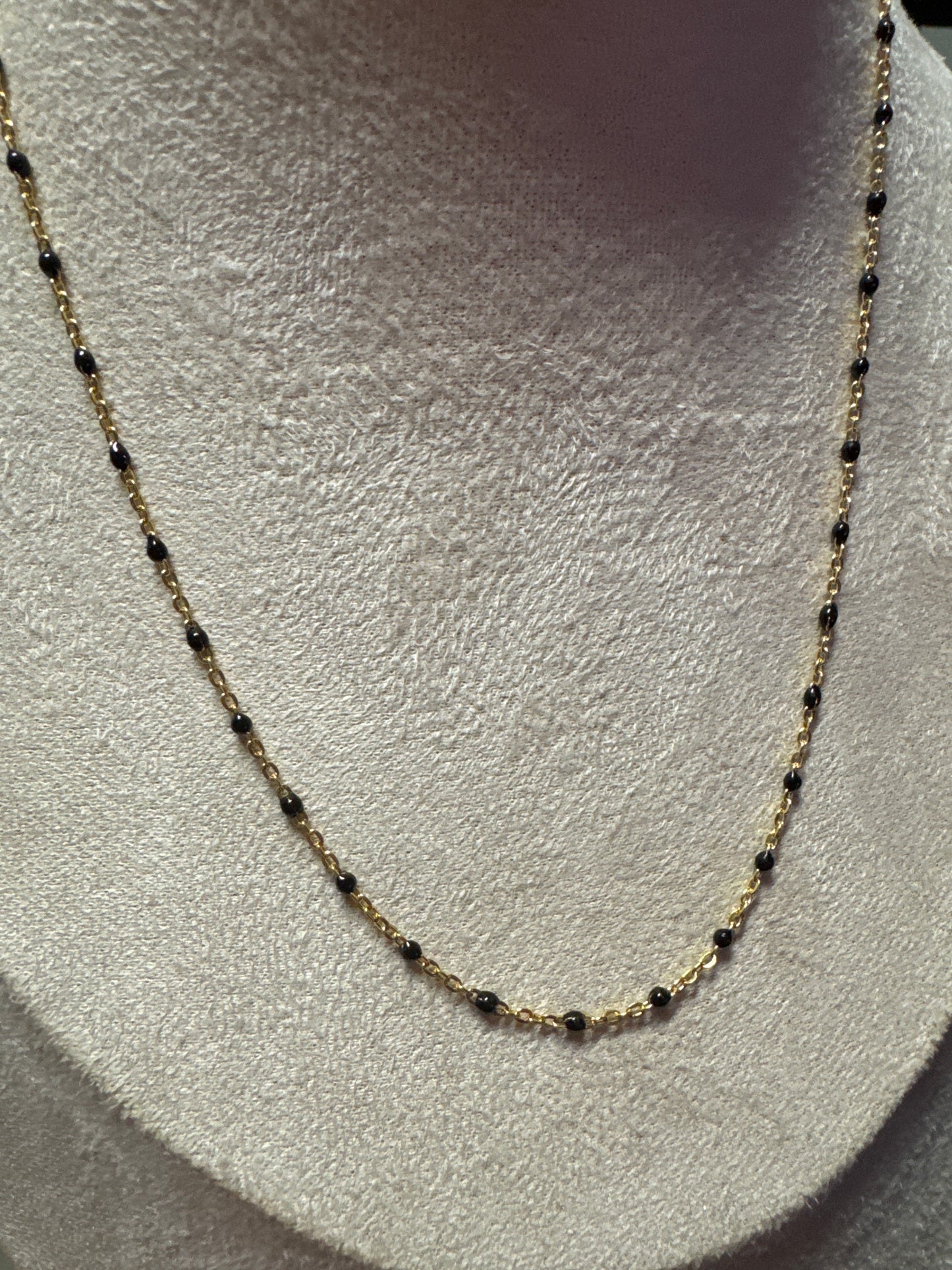 RYLEE | gold-filled chain with enamel accent