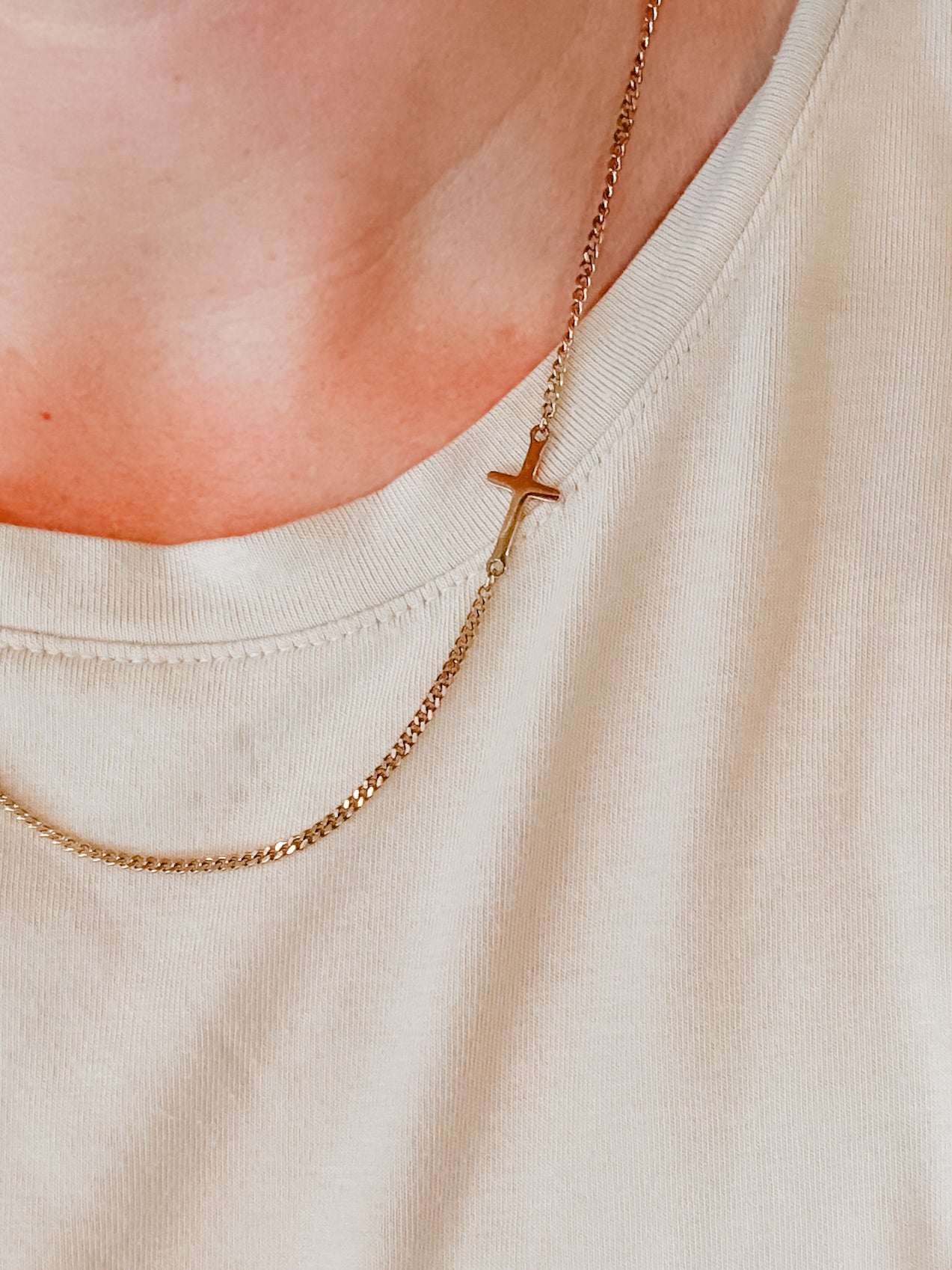 Christina | gold stainless steel necklace