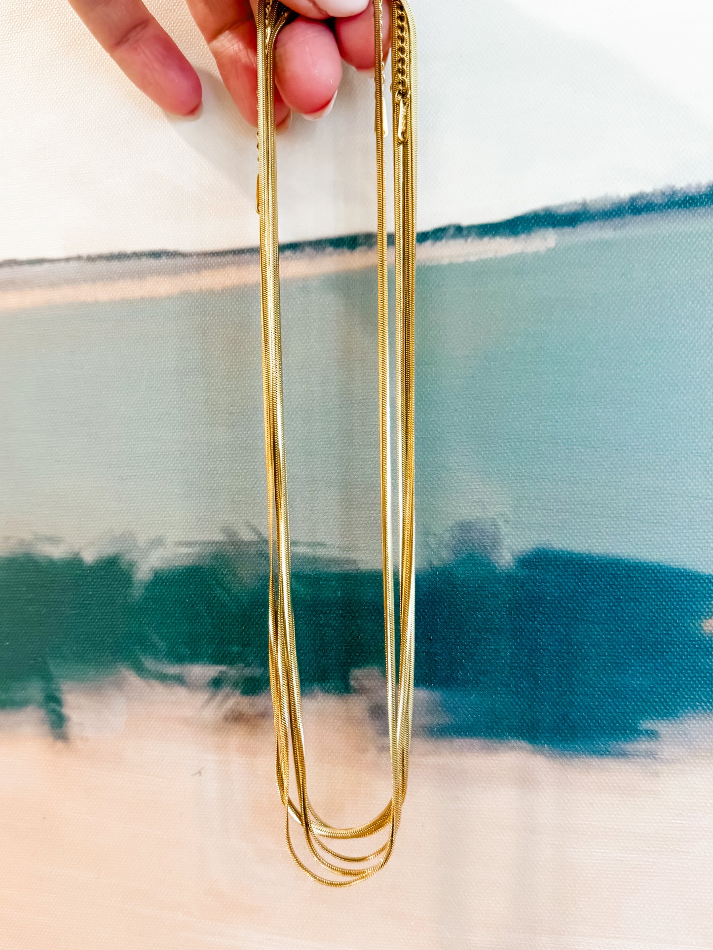 Sabbia Dorata - Golden Sand | stainless steel necklace