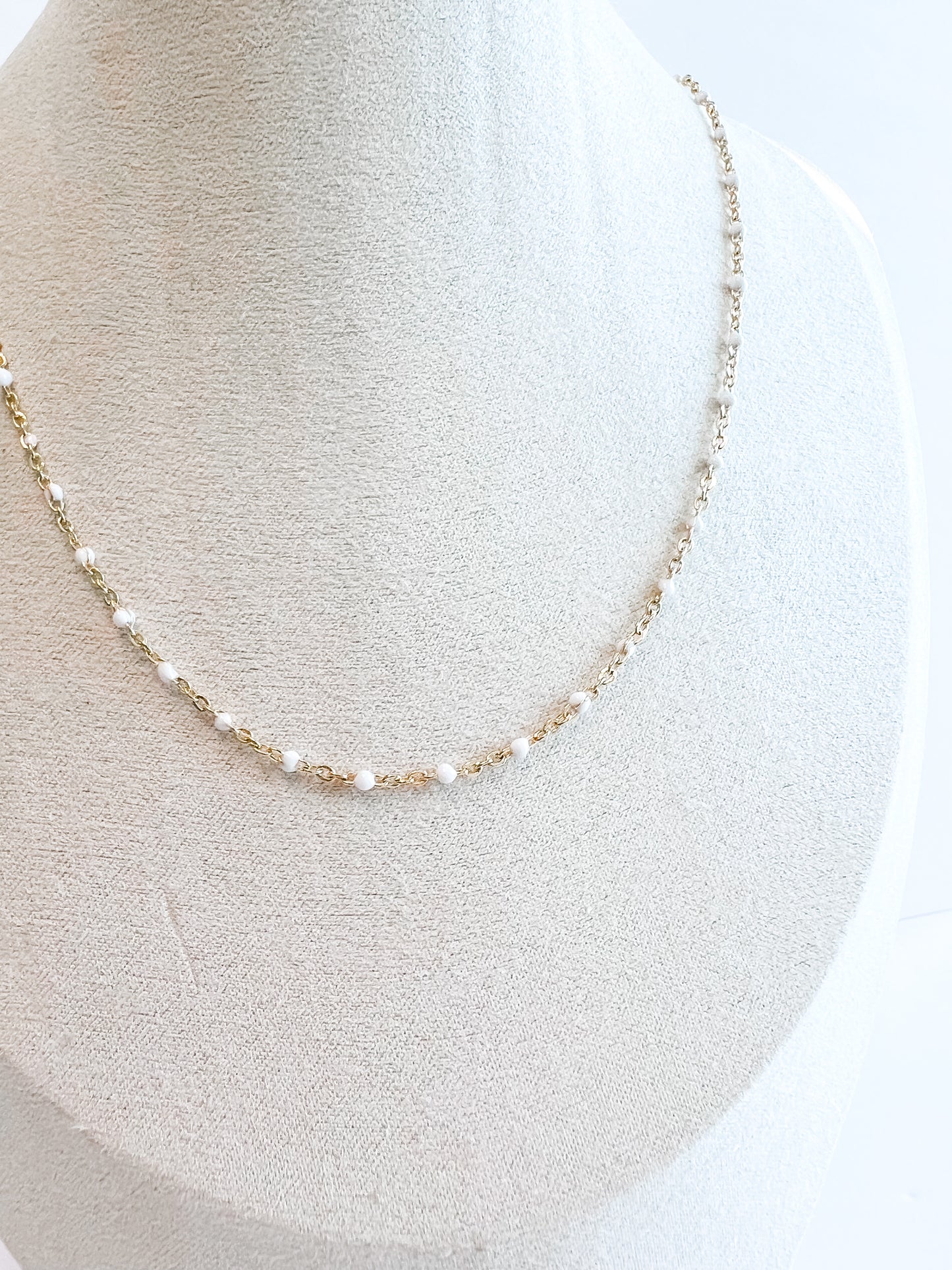 RYLEE | gold-filled chain with enamel accent