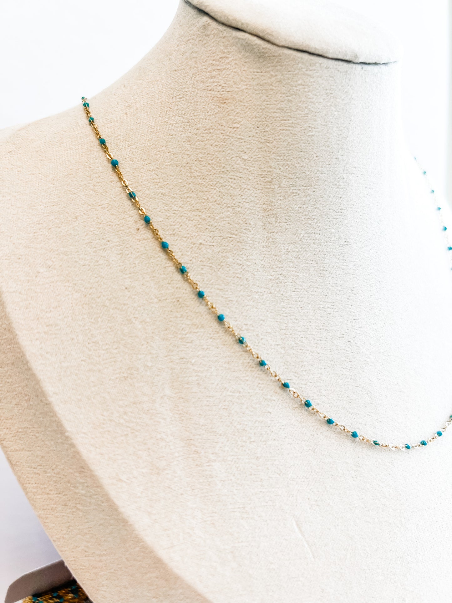 RYLEE | gold-filled chain with enamel accent