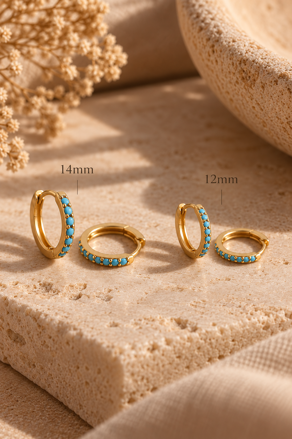 ATHENA | gold-filled hoops