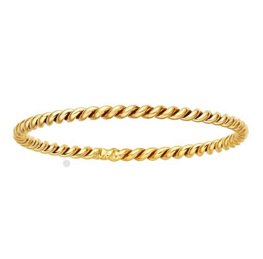 ROPE | gold-filled stacking ring