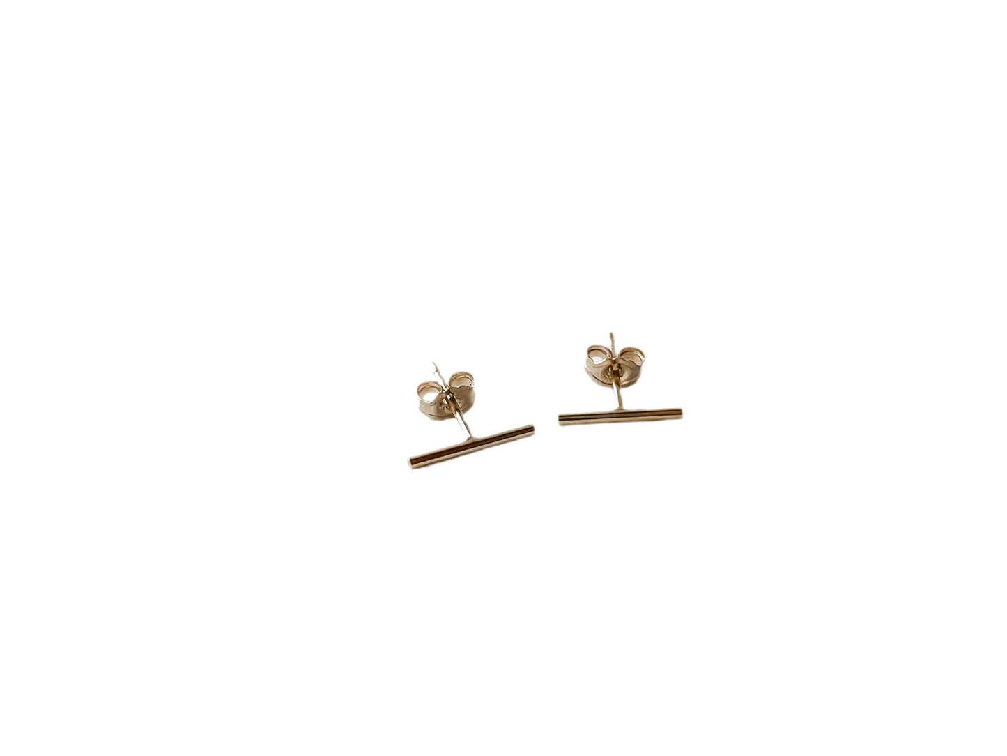 MAEVE | gold-filled bar stud earrings