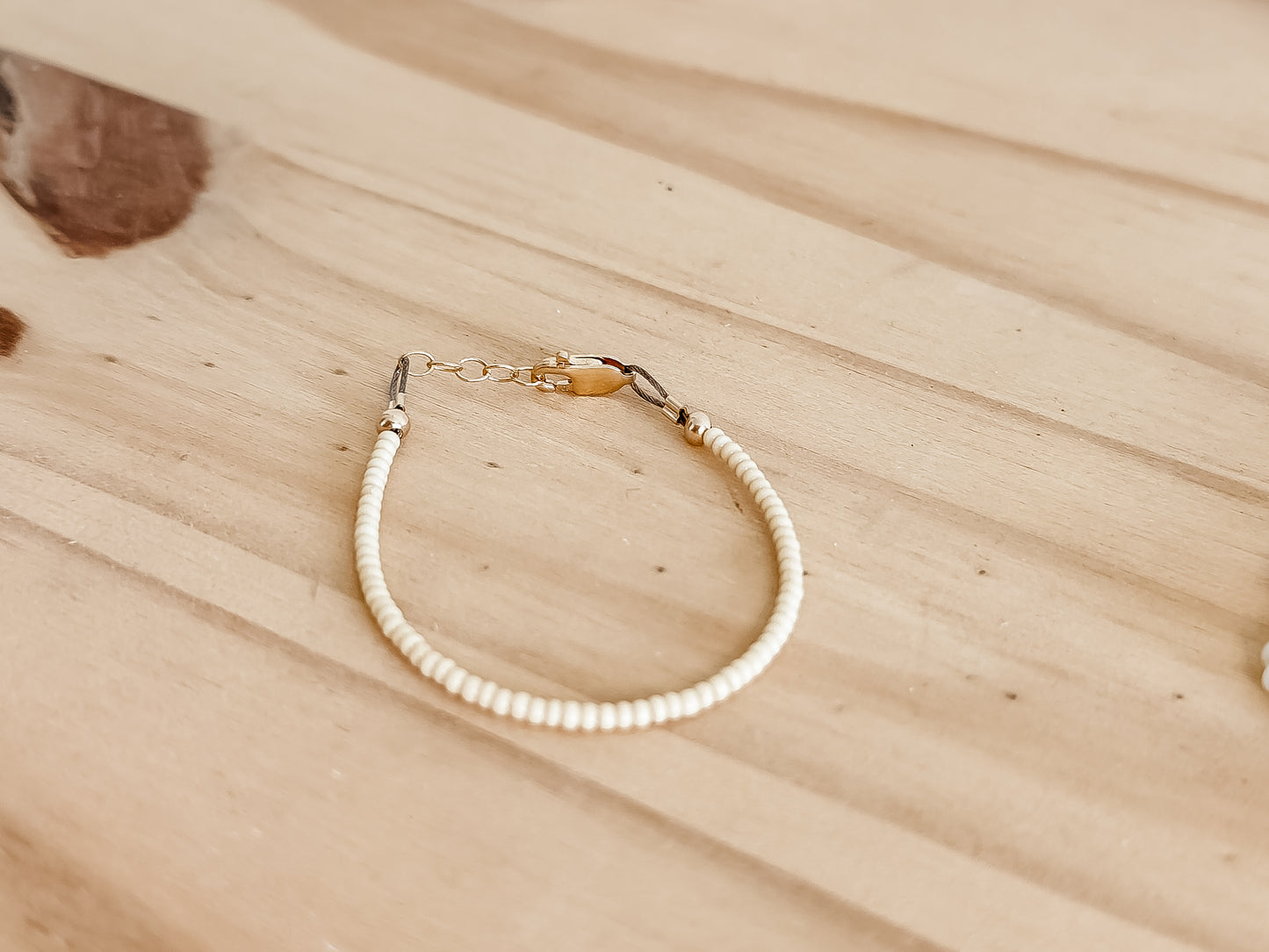 Easter Exclusive| butter yellow seedbead bracelet