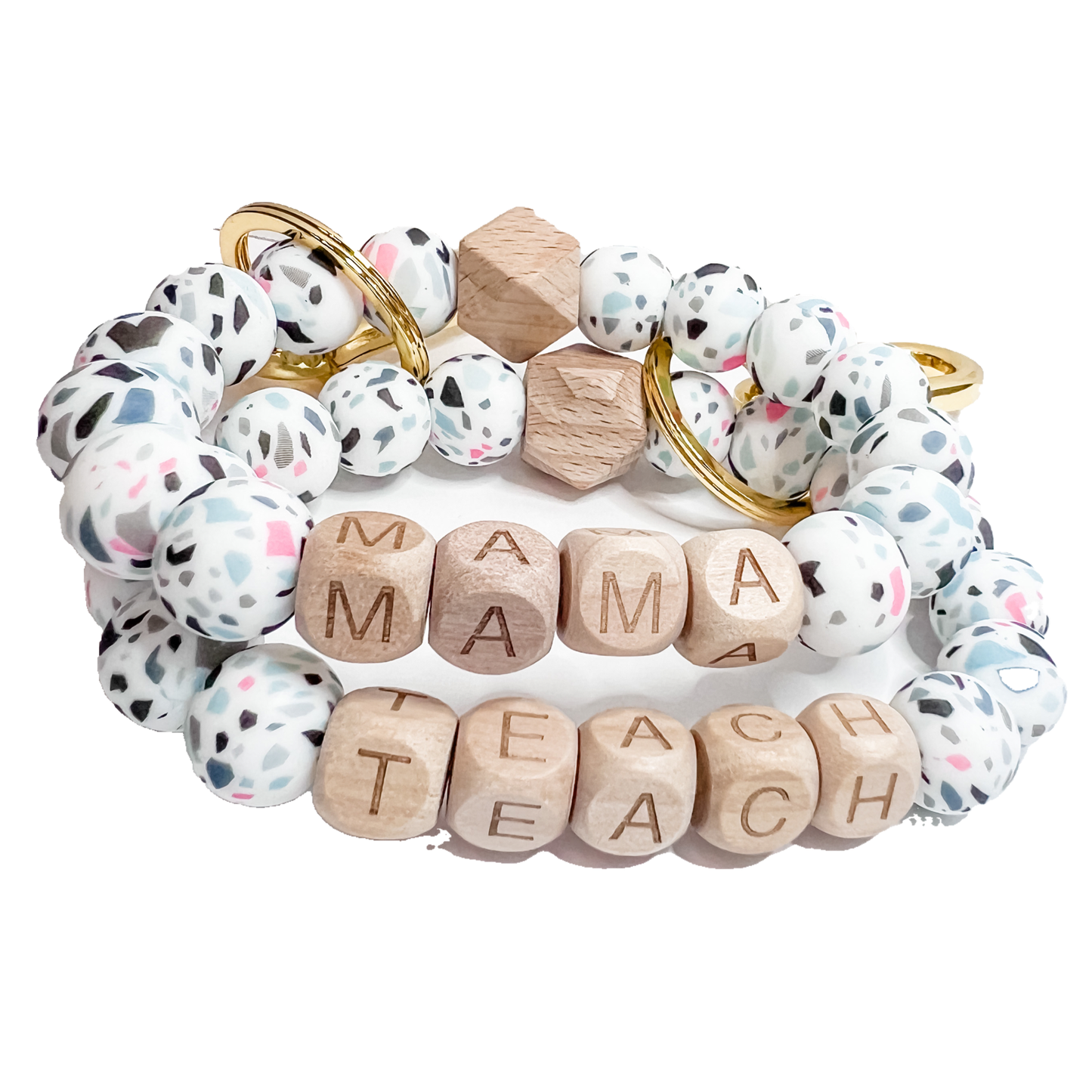 KEYCHAIN BANGLES - 3 colors | with words