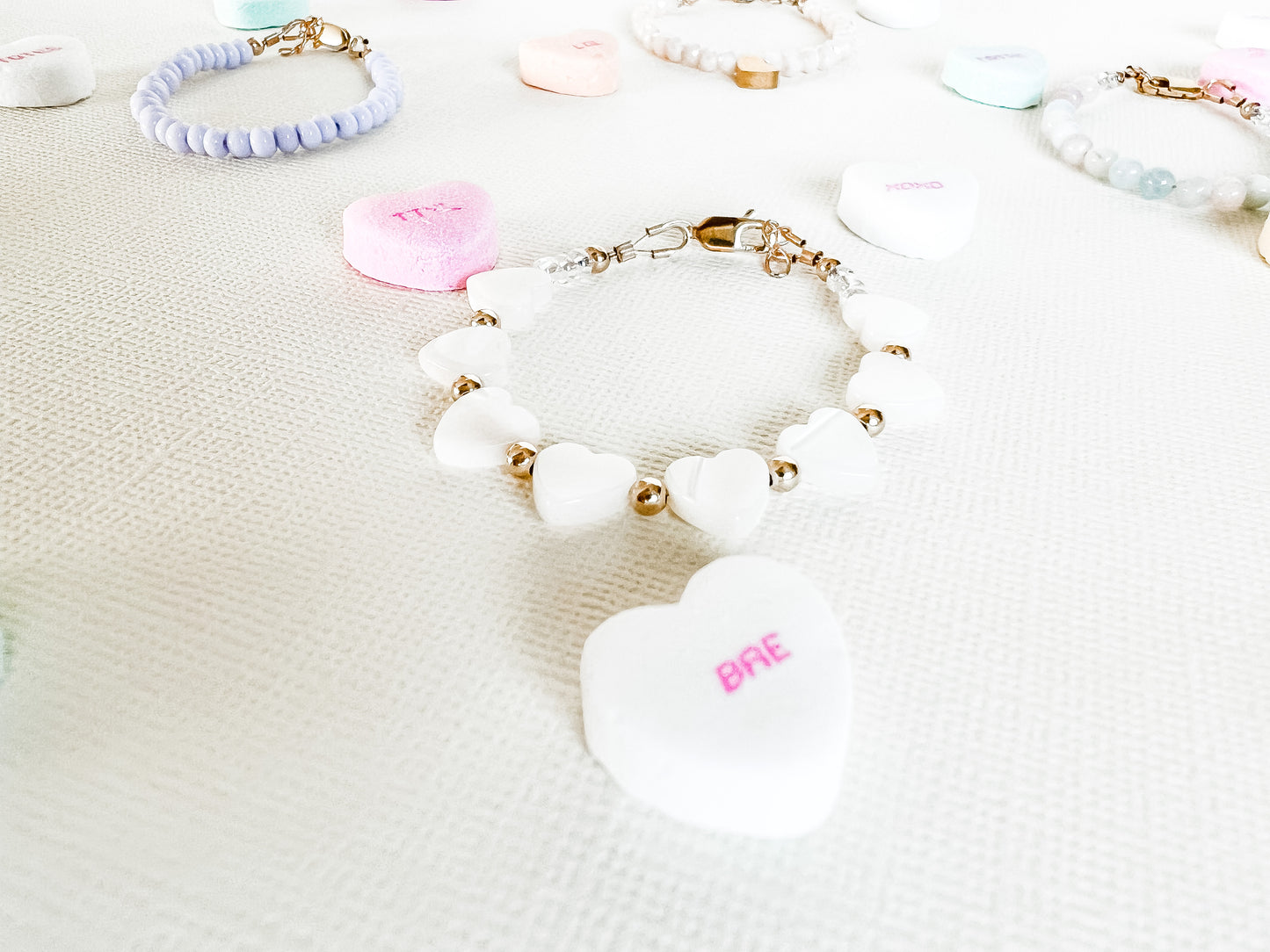 VALERIE | gold-filled + mother of pearl bracelet