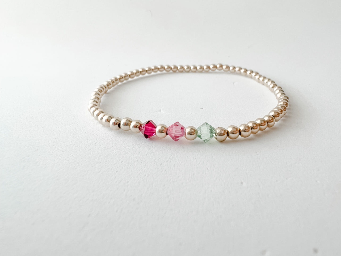 EZRA | Gold-filled bracelets with birthstones