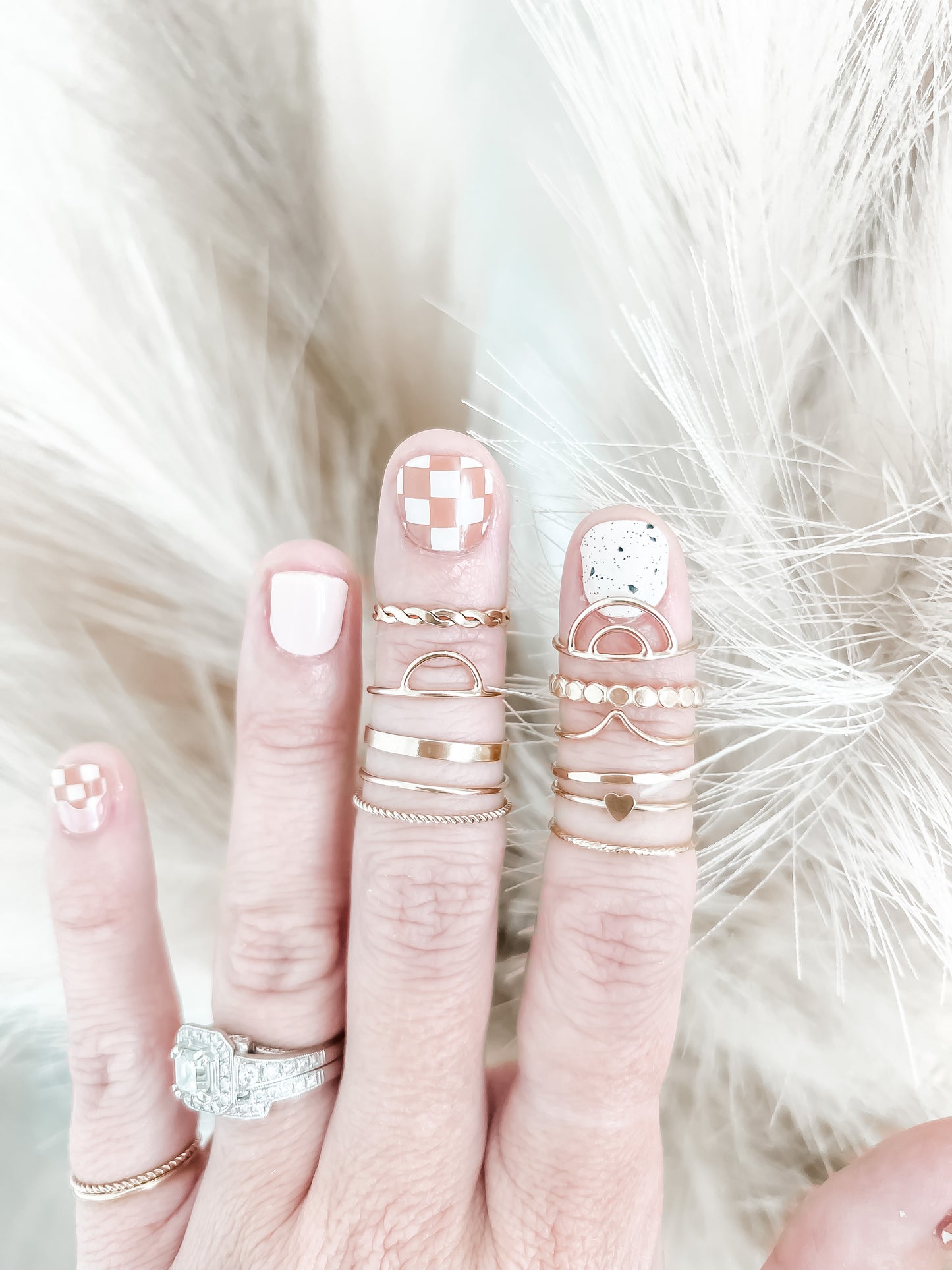 FLAT | gold-filled stacking ring