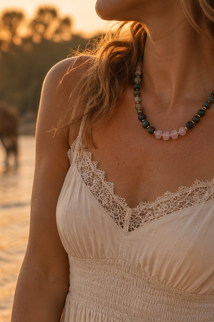 Rosa Verde Necklace