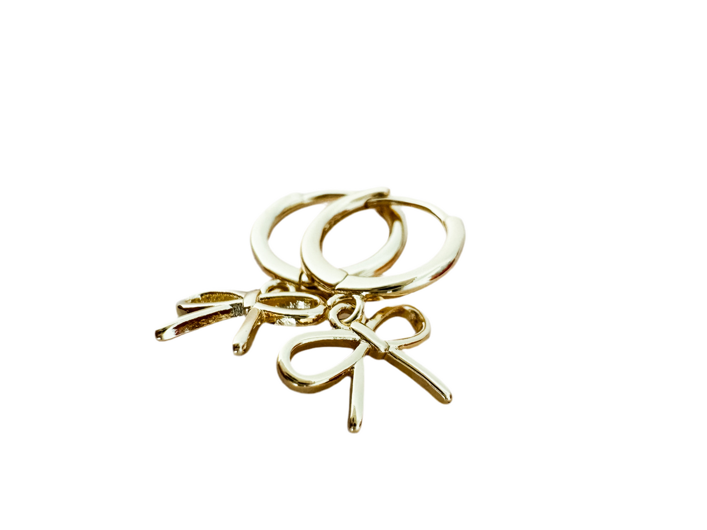 JULIETTA | sterling silver with gold plated bow hoop