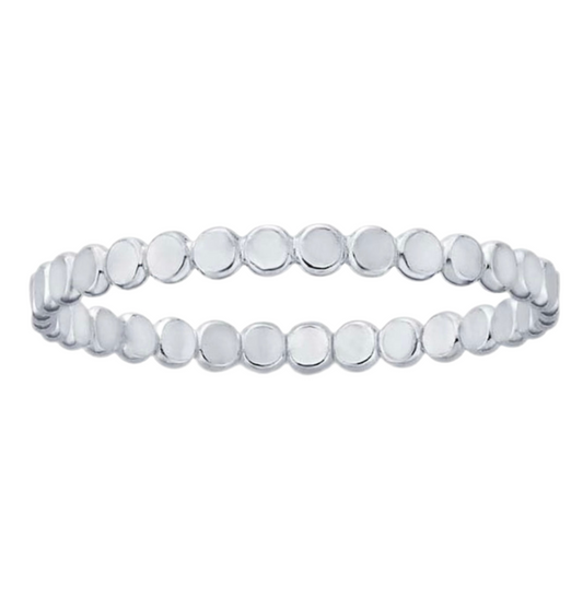 Mini Dot | sterling silver stacking ring