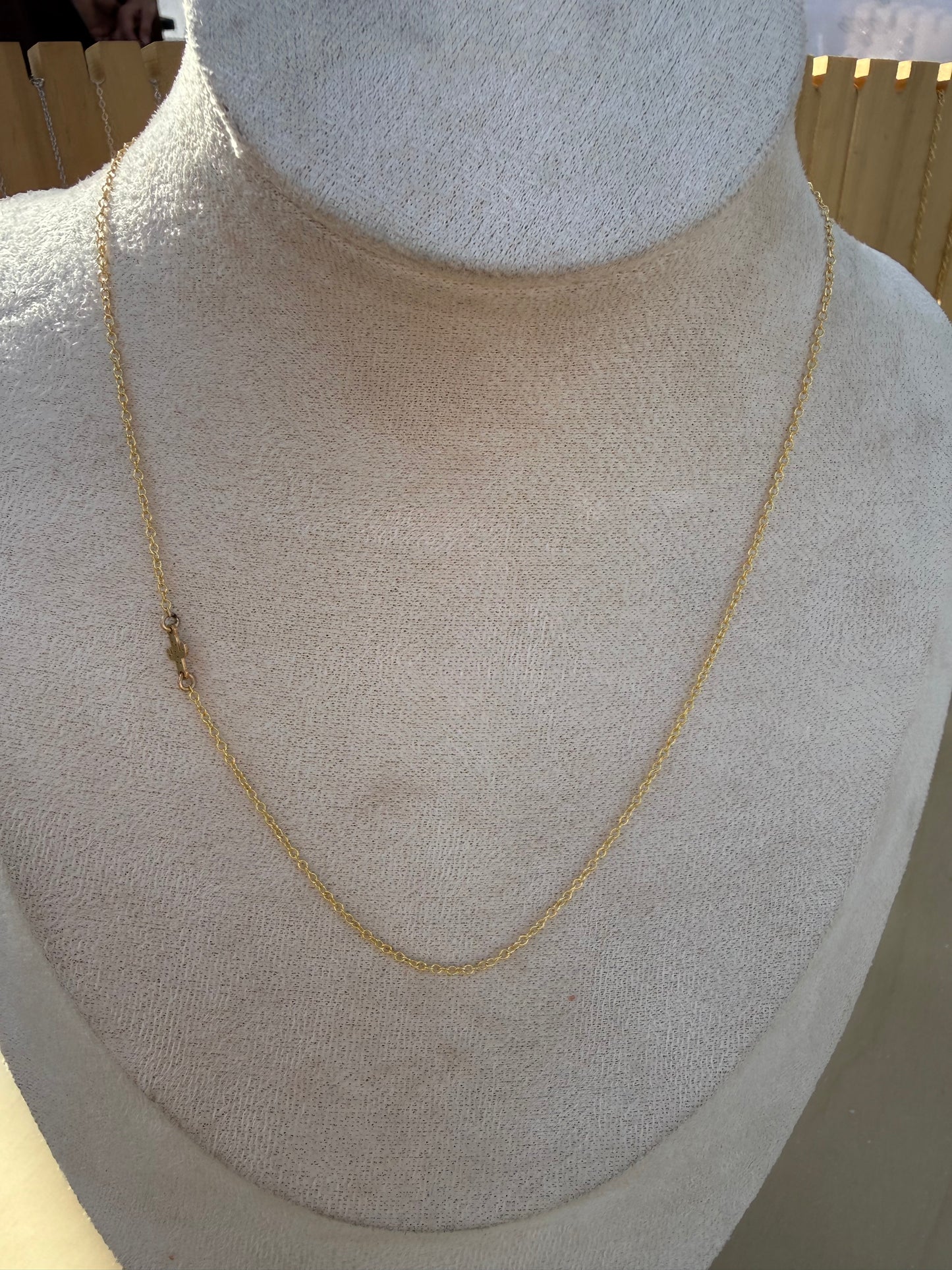 Gold-filled tiny cactus necklace
