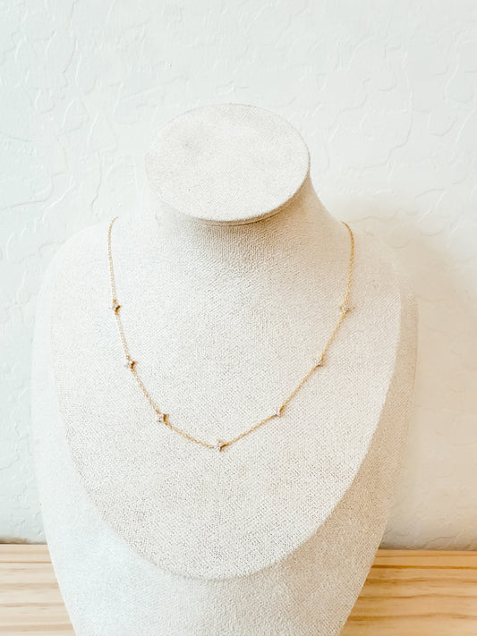 Stary Night necklace | sterling silver with gold plated