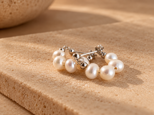 THE RIVIERA HOOP | SILVER