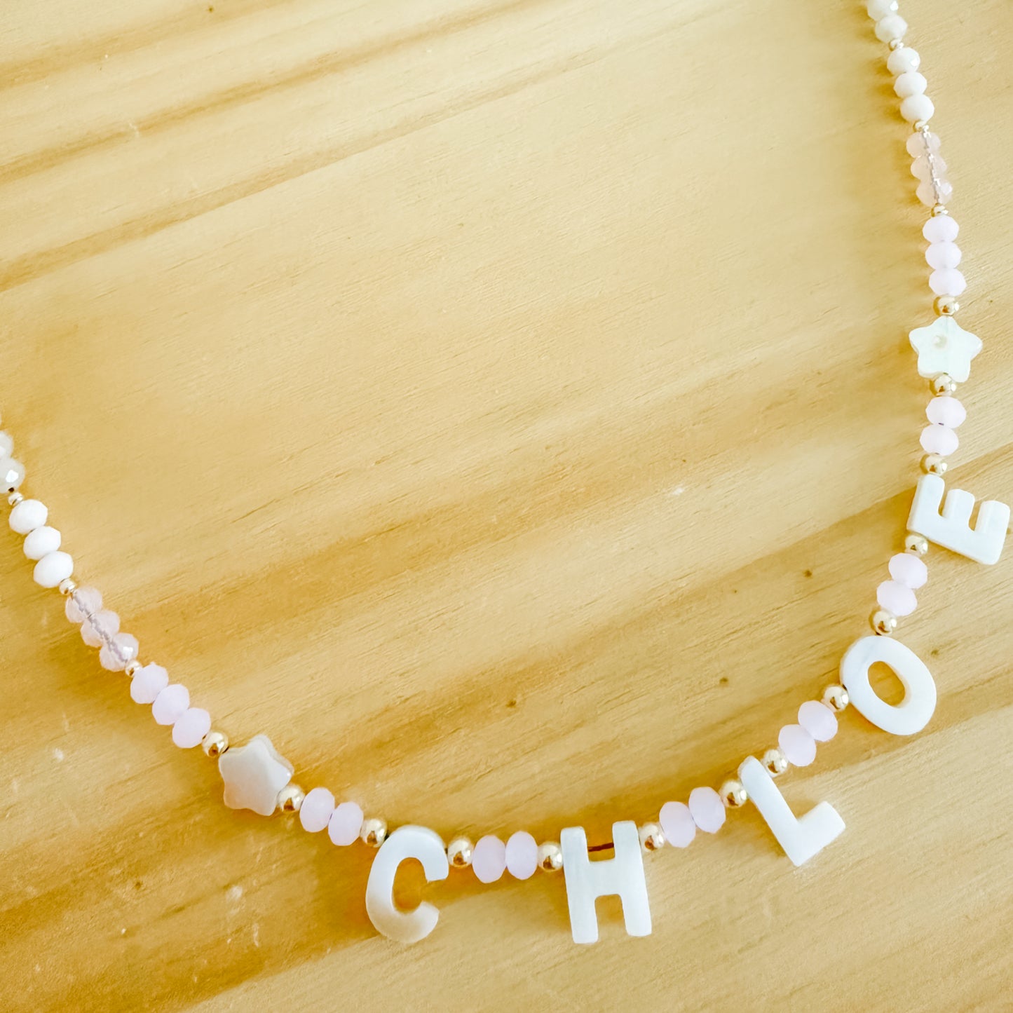 *PRE-ORDER CLOSED* Name Necklace | mother of pearl letters