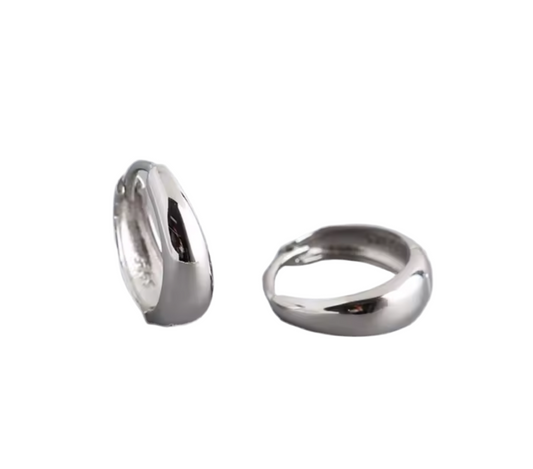 European Hoop | sterling silver buckle hoop