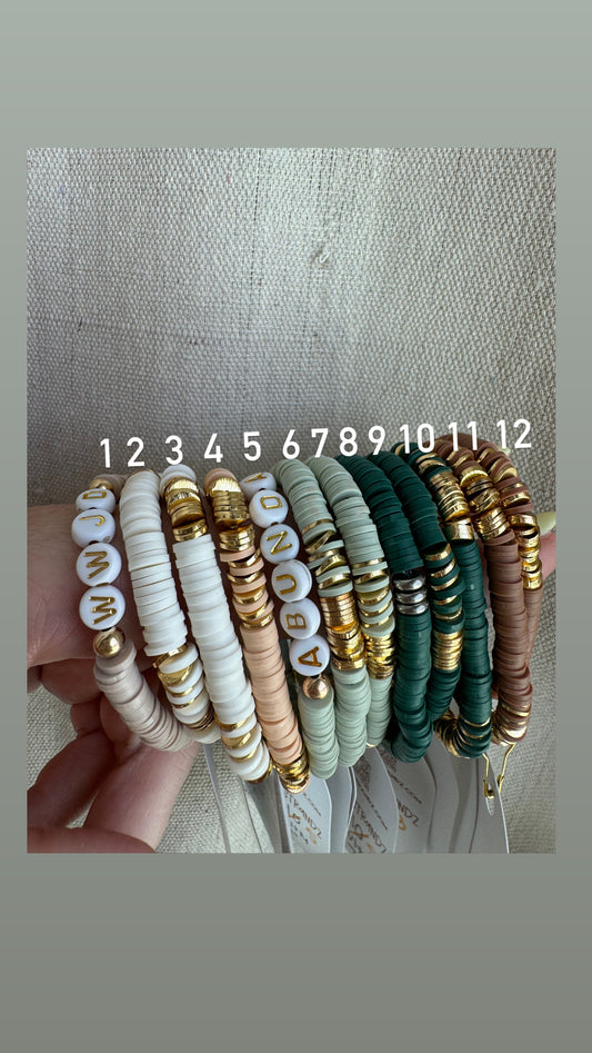 Heishi Disc Bracelets