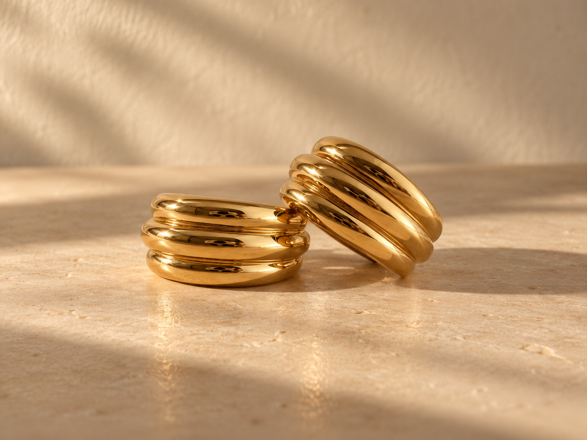 SOLANA HOOPS | stainless steel