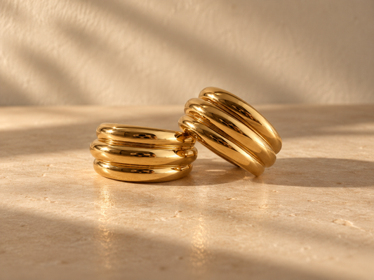 SOLANA HOOPS | stainless steel