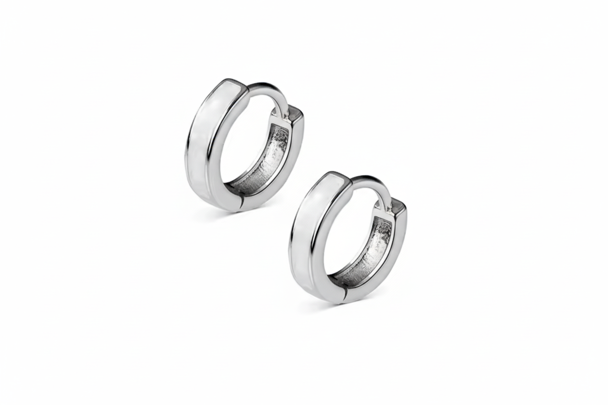Kate | sterling silver comfort closure hoop