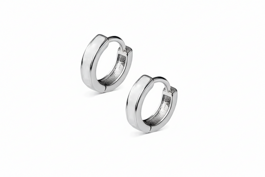 Kate | sterling silver comfort closure hoop