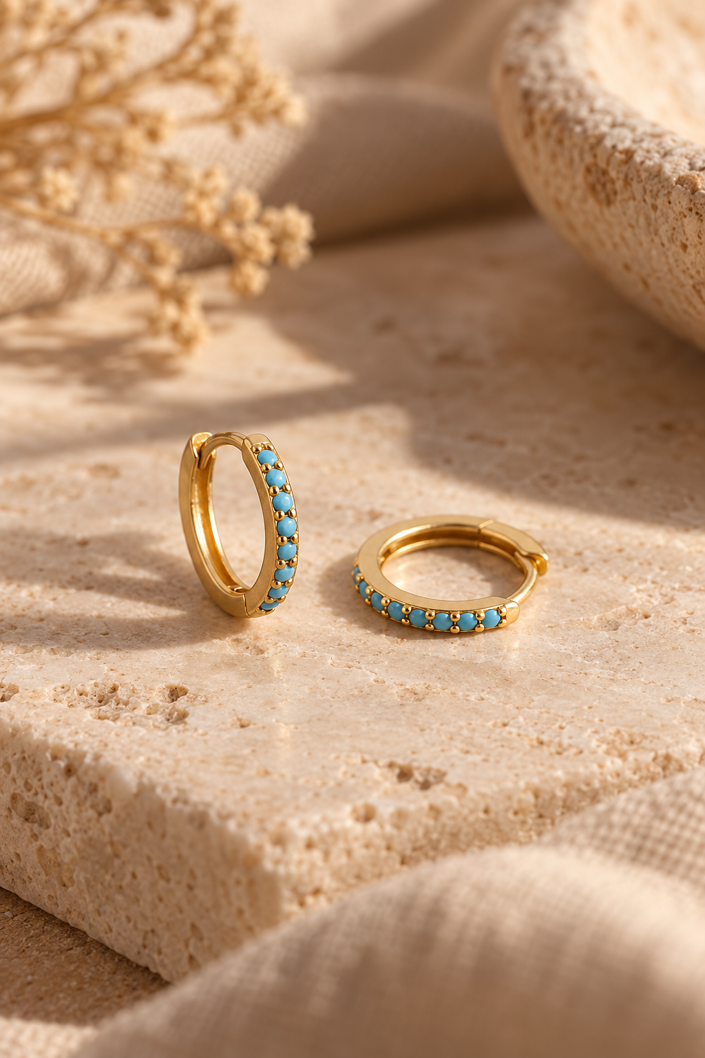 ATHENA | gold-filled hoops