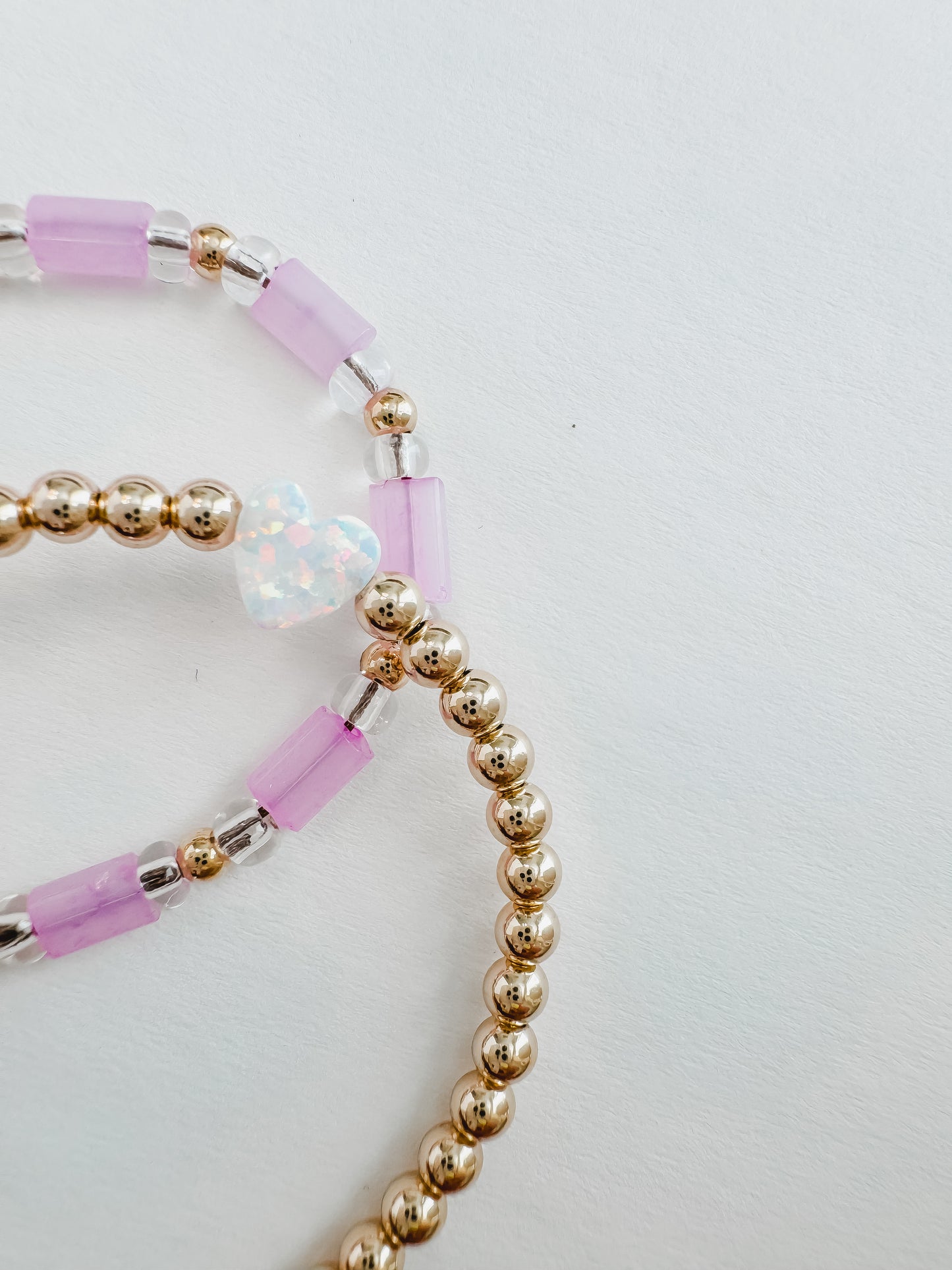 EZRA | gold-filled bracelet with sparkle heart