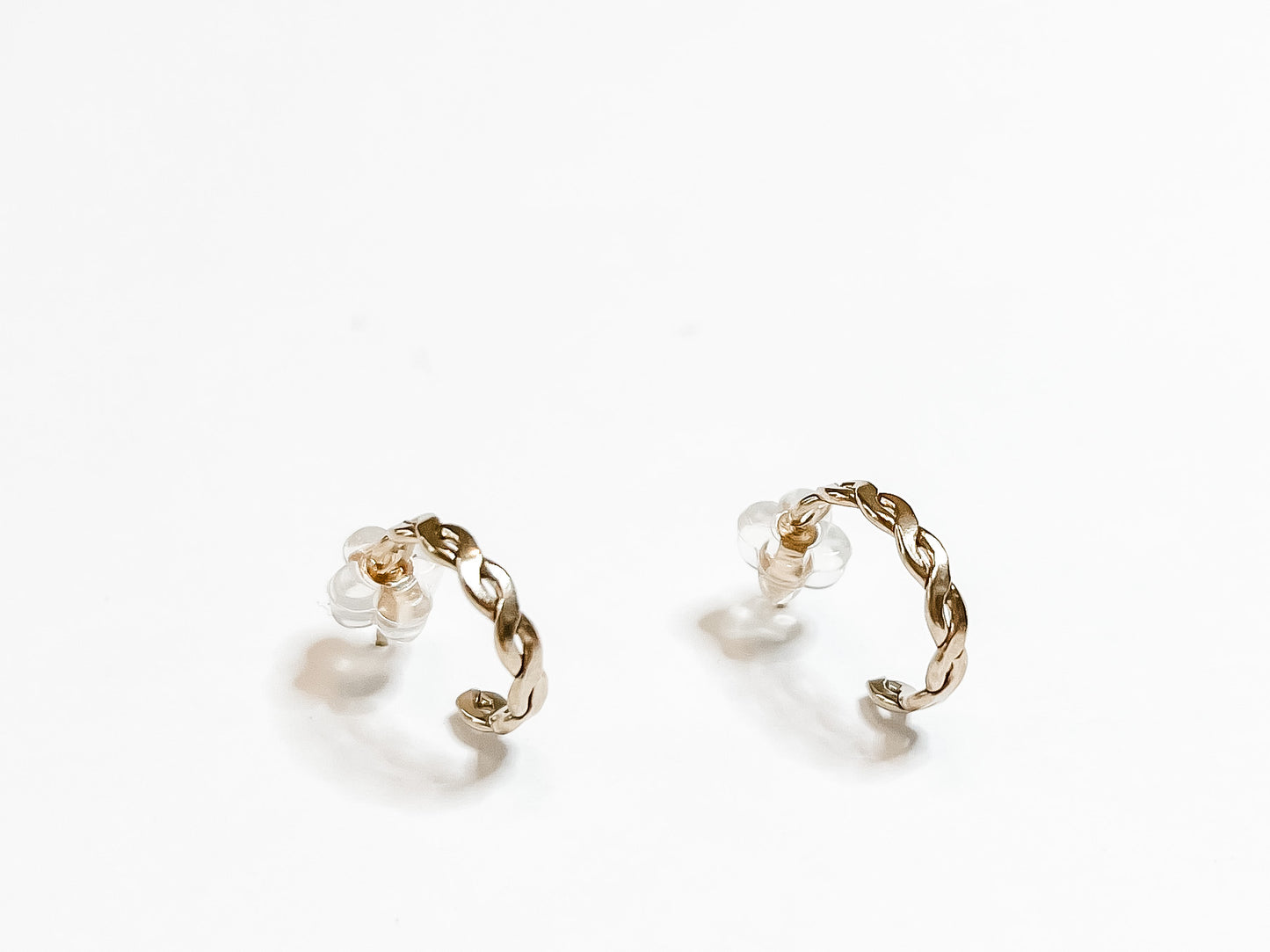 RORI | gold-filled vine hoop earrings