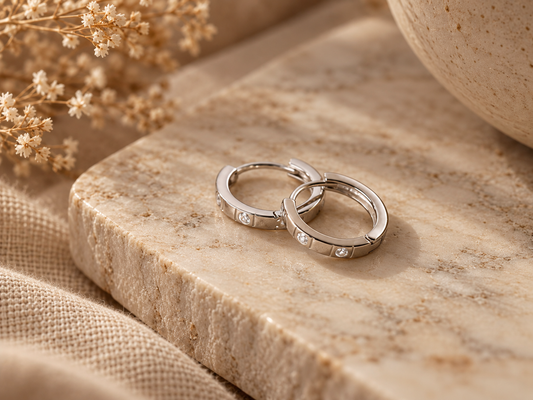 THE MONTREAUX HOOP | SILVER
