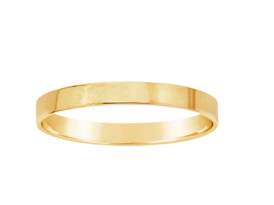 FLAT | gold-filled stacking ring