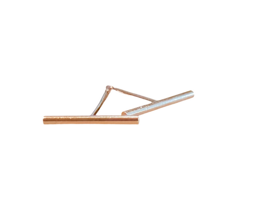 MAEVE | rose gold-filled bar stud earrings
