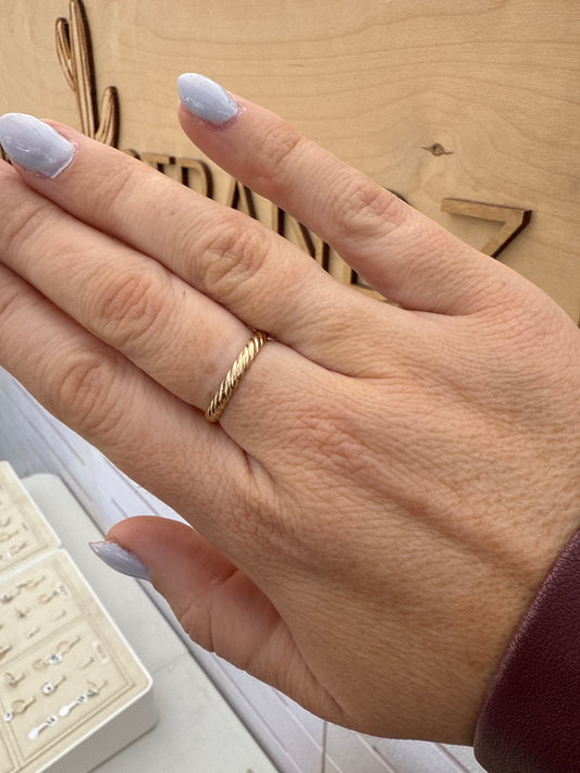 EDEN 2 | gold-filled stacking ring