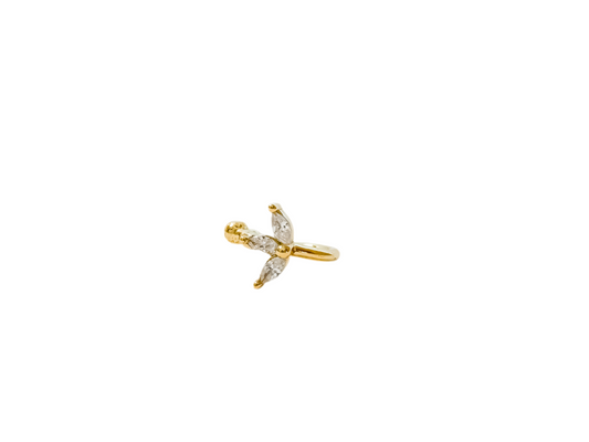 CHLOE | sterling silver with gold plated ear cuff