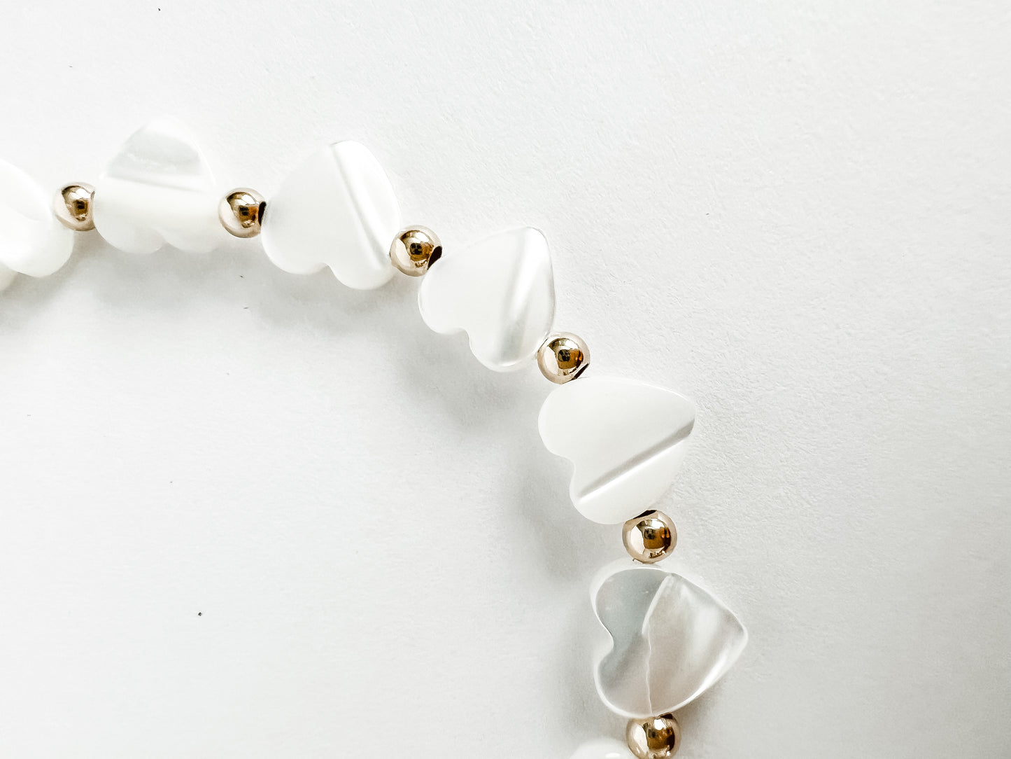 VALERIE | gold-filled + mother of pearl bracelet