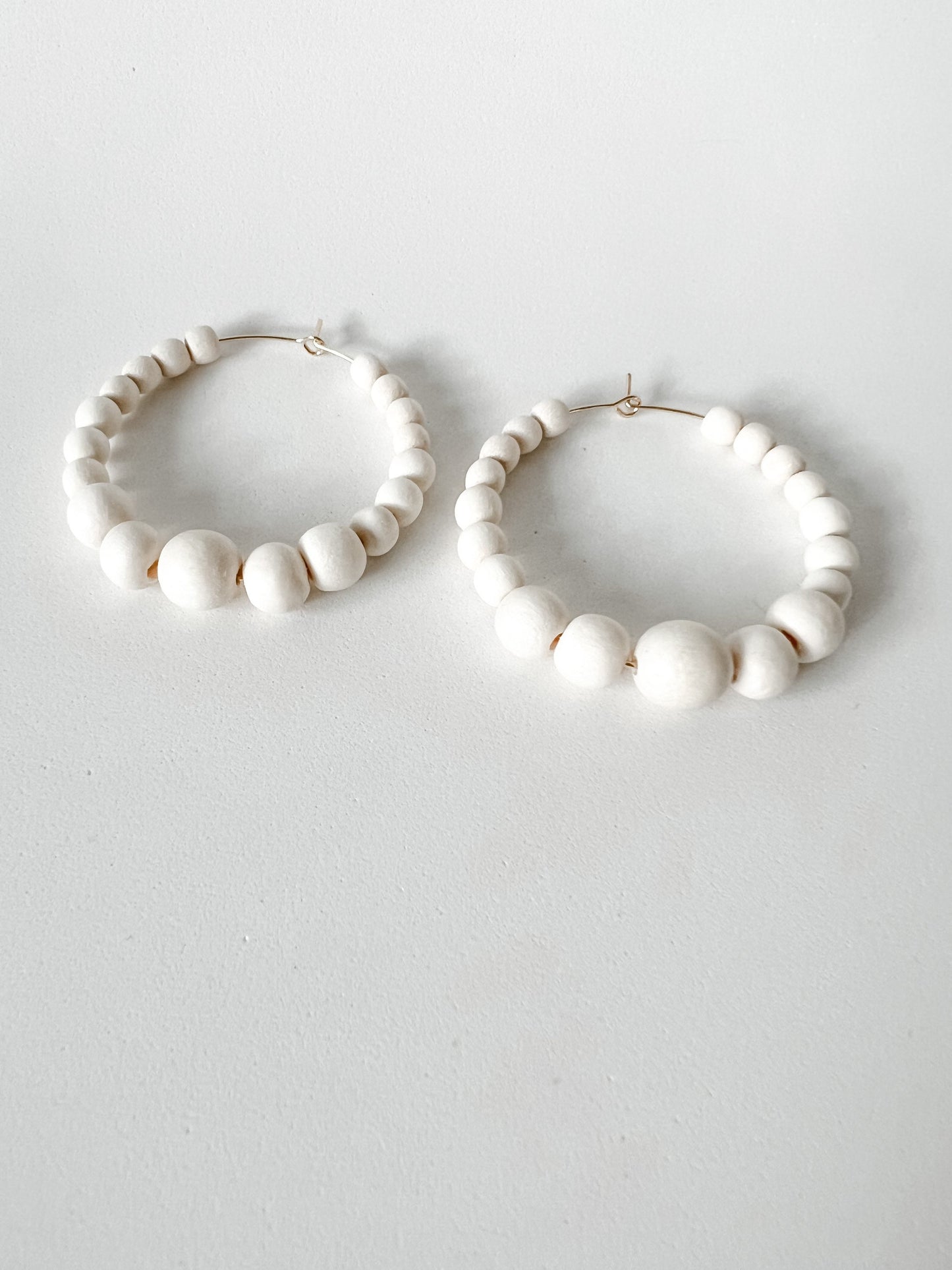 FAYE | gold-filled beaded hoops